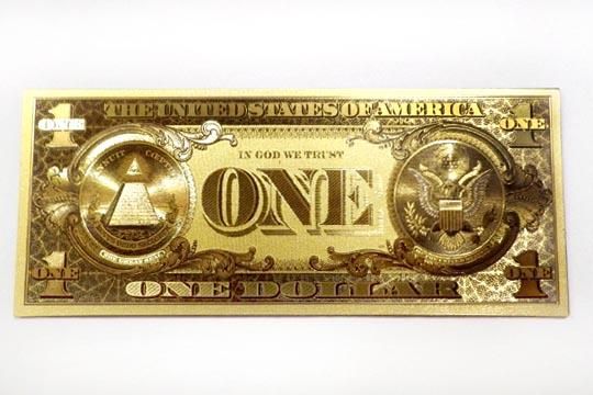 純金100ドル紙幣 縁起物インテリア 純金100ドル紙幣 縁起物インテリア
