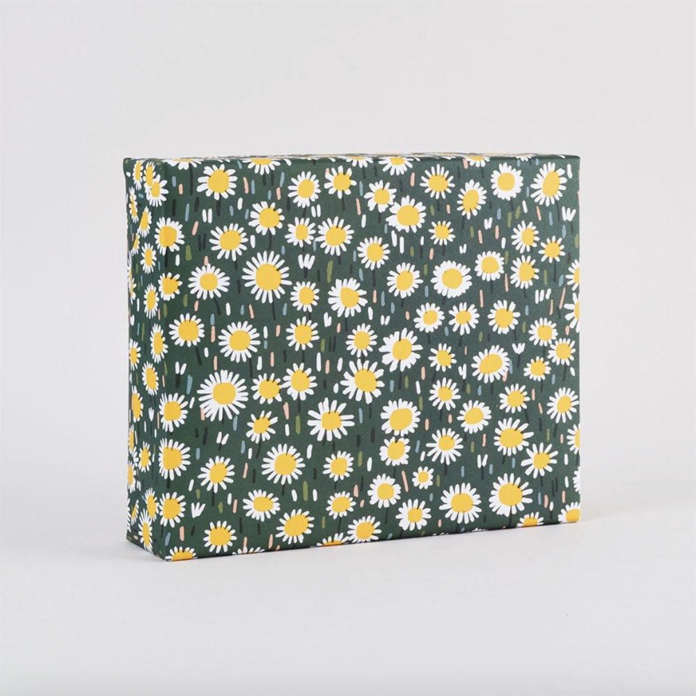 デイジーガーデン柄包装紙/ラッピングペーパー - おしゃれな海外包装紙