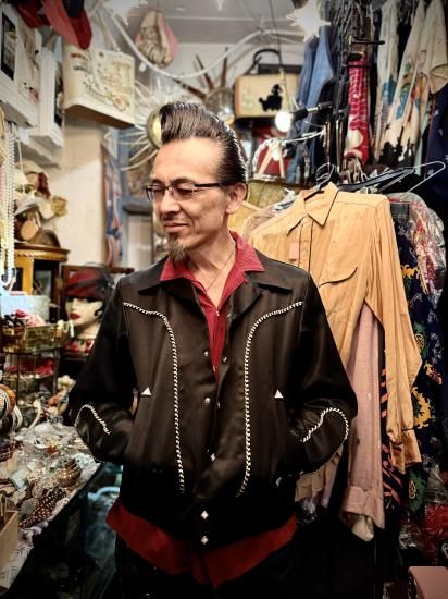 Dry Bones/Western Gab Rayon Jacket - ◇Harajuku Jumpin'Jack's