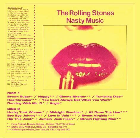 THE ROLLING STONES 「NASTY MUSIC」 - Blueyez records