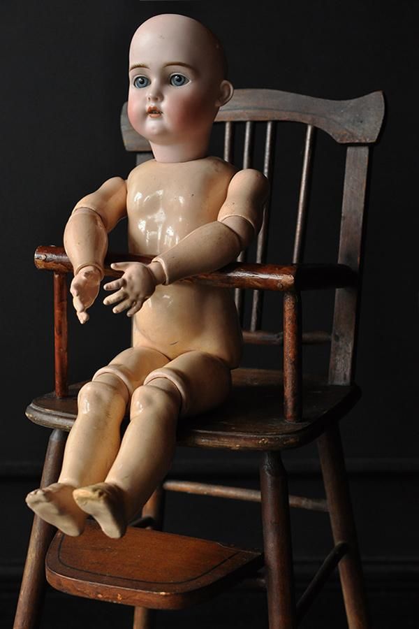 アンティークドールチェアフランスアンティーク ビスクドール 赤ちゃん