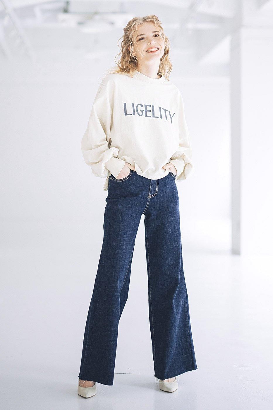 INDIMARK カットオフ ワイド デニム インディゴ WJ155