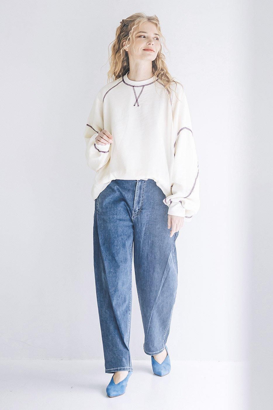 INDIMARK コクーン タック デニム | W137-6 - インディマーク