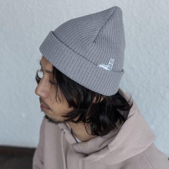 KM4K カモシカ】BEANIE (マスタード)(ビーニー ニットキャップ)