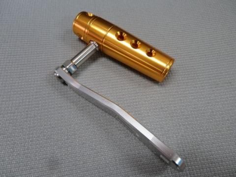 ミヒロ精機／シマノ：タリカ20Ⅱ・25Ⅱ用 パワーハンドル シルバー