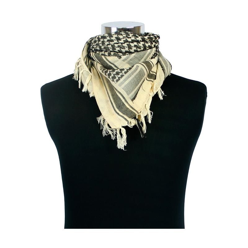 アフガンストール シュマグ アイボリー - ミリタリーギアBLACKBURN