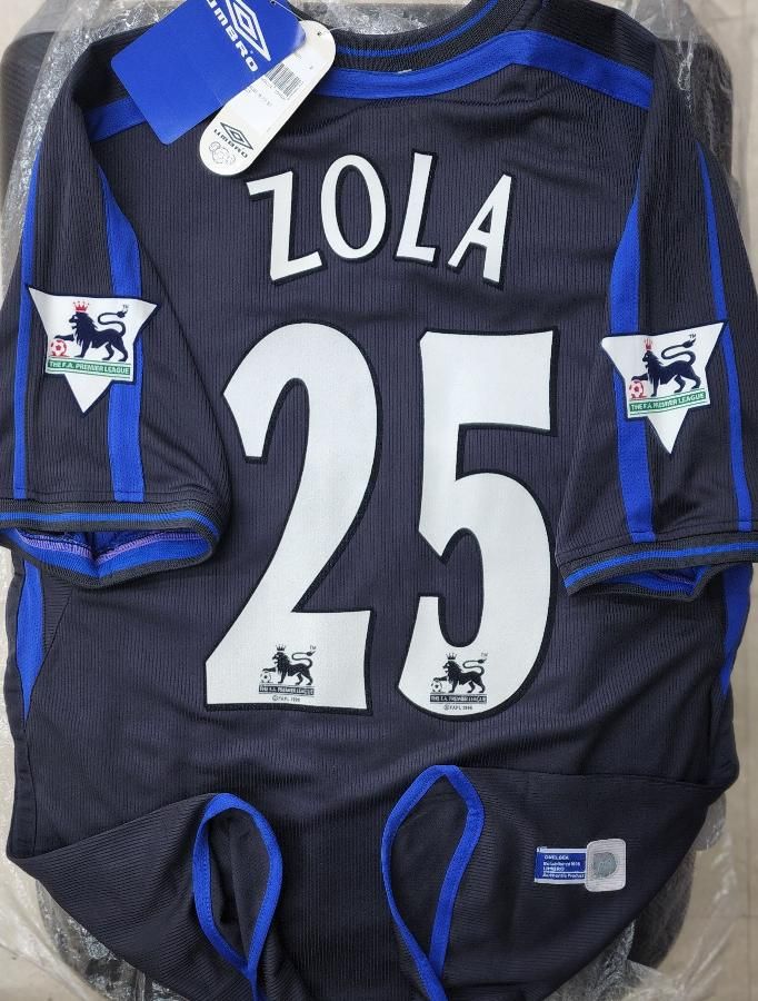 チェルシー（A) 02/03 ゾラ＃25 + EPLパッチ付き！