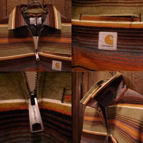 Carhartt WIP / DETROIT TUSCON JACKET [TUSCON STRIPE × DOLLAR GREEN