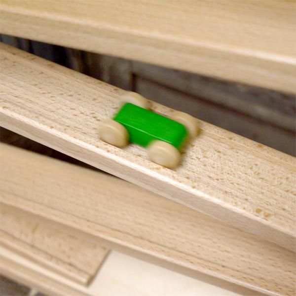 Beck ベック社 4色カーセット - 木のおもちゃ赤ちゃんのおもちゃ木製