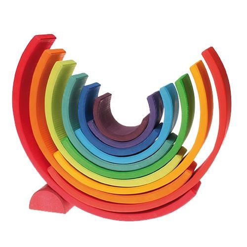 Grimm's Spiel & Holz Design グリムス社］虹色トンネル アーチ