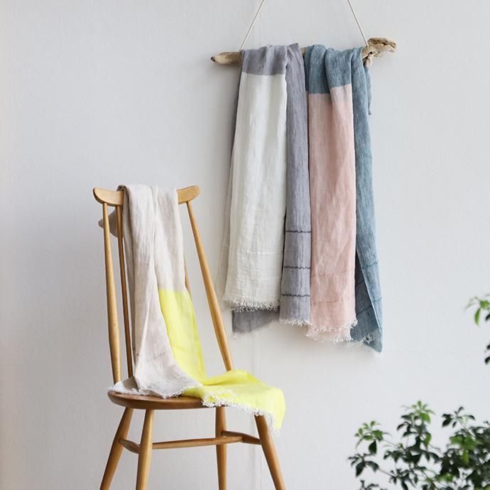 LAPUAN KANKURIT│ラプアン カンクリ リネン ストール［TSAVO トサボ