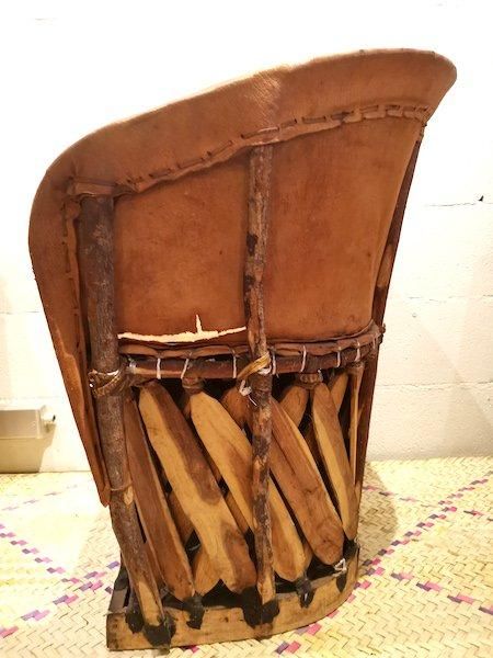 エキパルチェア 豚革椅子 民藝 インテリア-メキシコ雑貨とメキシコの