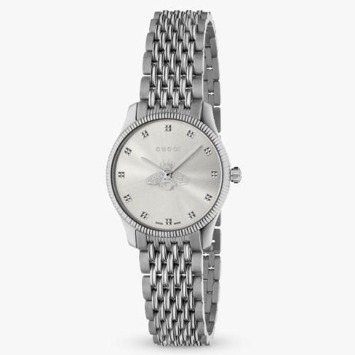 グッチ 時計 レディース G-タイムレス YA1265019 シルバー×シルバー