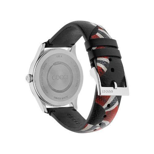 グッチ 時計 メンズ G-タイムレス YA1264007A ブラック×ブラックレザー