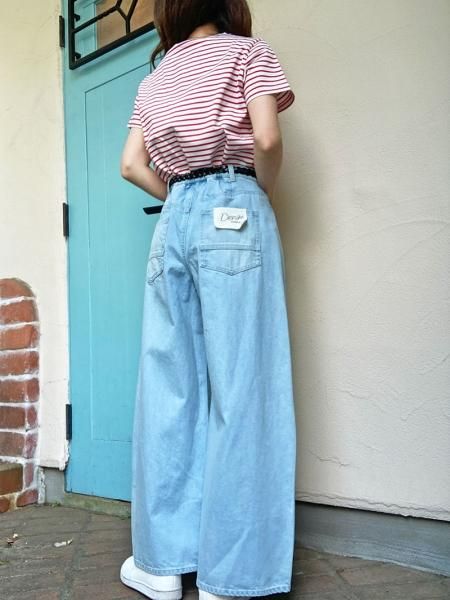 みゆきん⭐︎ 新品未使用⭐︎CYNICAL コクーンデニムパンツ ブルー