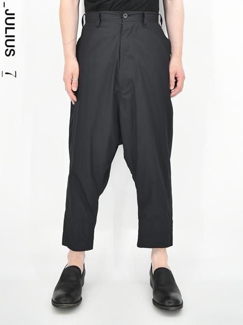 京着 JULIUS ドロップクロッチスウェットパンツ 京着 JULIUS ドロップ