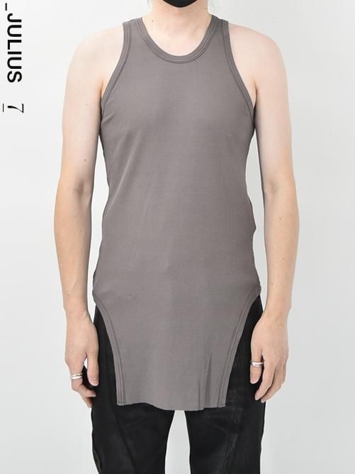 JULIUS[ユリウス] / GORDINI / 857CUM6 SHIELD HEM TANK TOP シールド