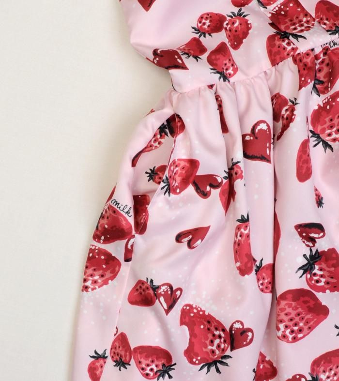 Berry Kiss ジャンスカ | 可愛いひざ丈スカート - MILK MILKBOY