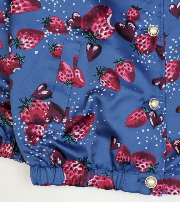 Berry Kiss ジャンパー | ストロベリー風アウター - MILK MILKBOY