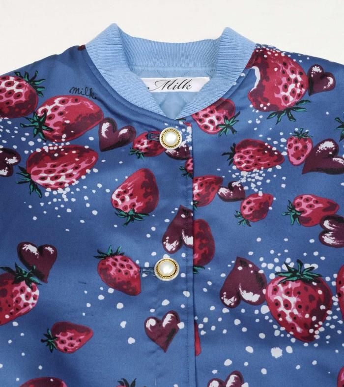 Berry Kiss ジャンパー | ストロベリー風アウター - MILK MILKBOY