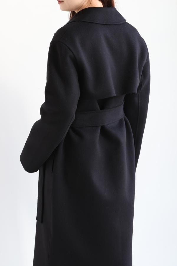 Theory(セオリー) LUXE NEW DIVIDE WRAP TRENCH BLACK - YAMAROKU