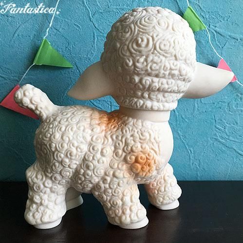 レトロアニマル】ソフビ・ラバードール シープ（ラム）