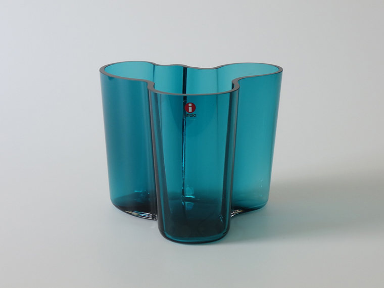 iittala/イッタラ Alvar Aalto ベース H120mm ペトロールブルー 003