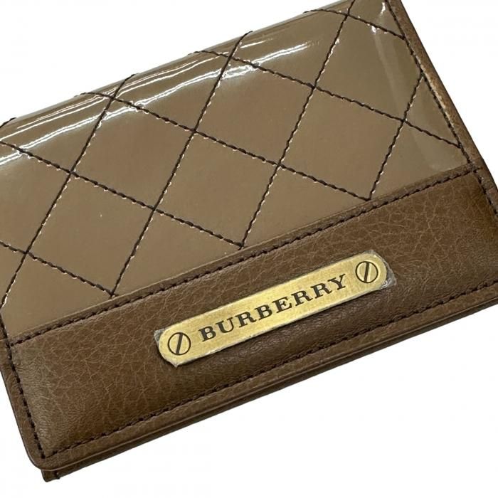 新品】【アウトレット品】 BURBERRY バーバリー 名刺入れ カードケース