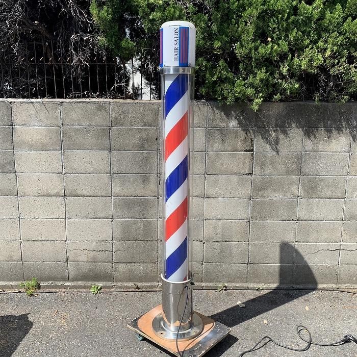 中古】関西サイン製『置き型サインポール』SP-1393 - 美容機器・理容