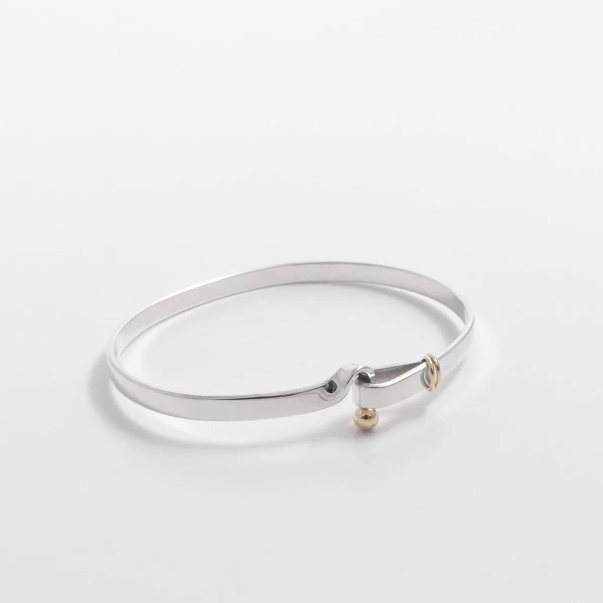 オールドティファニー バングル | シルバーxゴールド - レディース