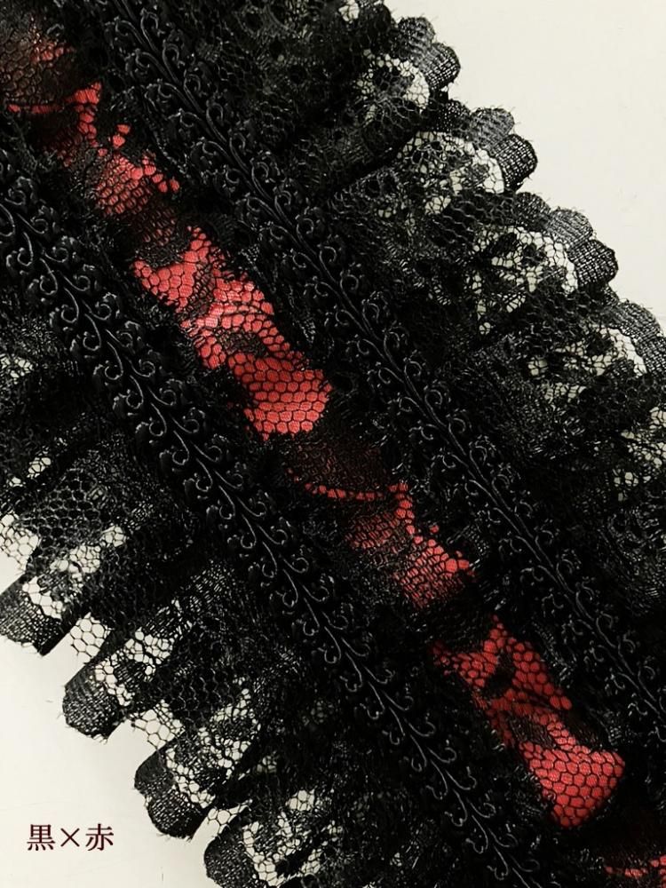 リニューアル】デビルホーンヘッドドレス／黒×赤 - Estrellas Webshop