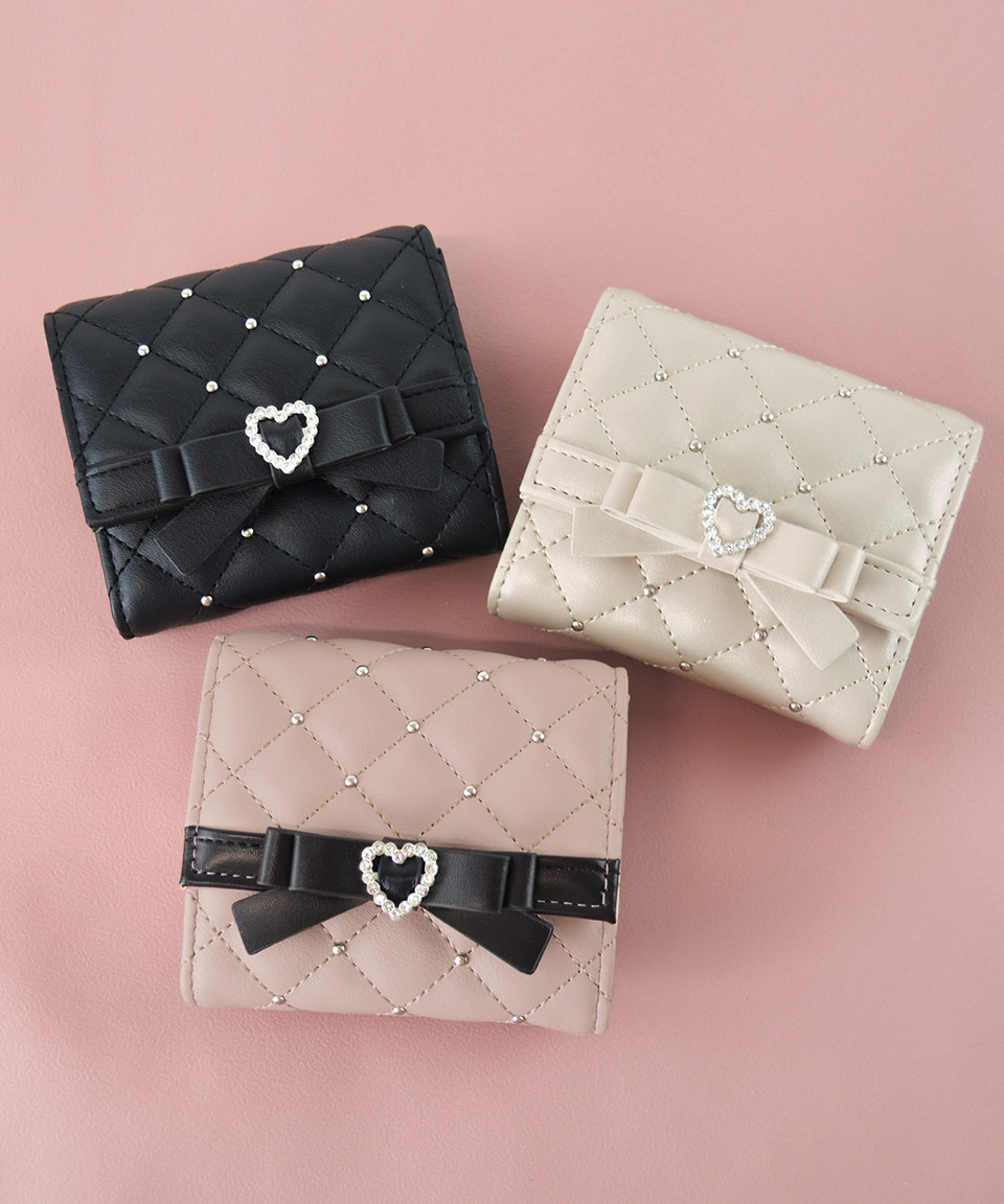 日本企画】ボックスコイン3ツ折財布 [プルーン] / SecretDoor