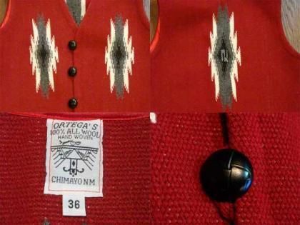 ORTEGA'S】オルテガベスト Pt.Ft. レッド 36in 《送料無料》 - feel