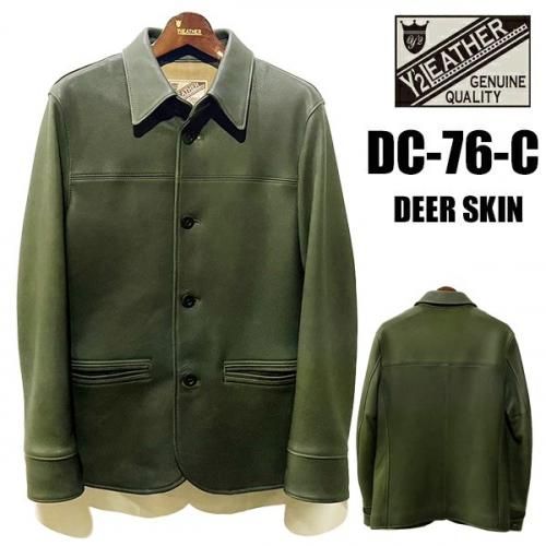 Y'2 LEATHER ワイツーレザー カーコート DC-76-C DEER SKIN ディア