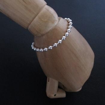 mollive/モリーヴ ボール チェーン ブレスレット XL