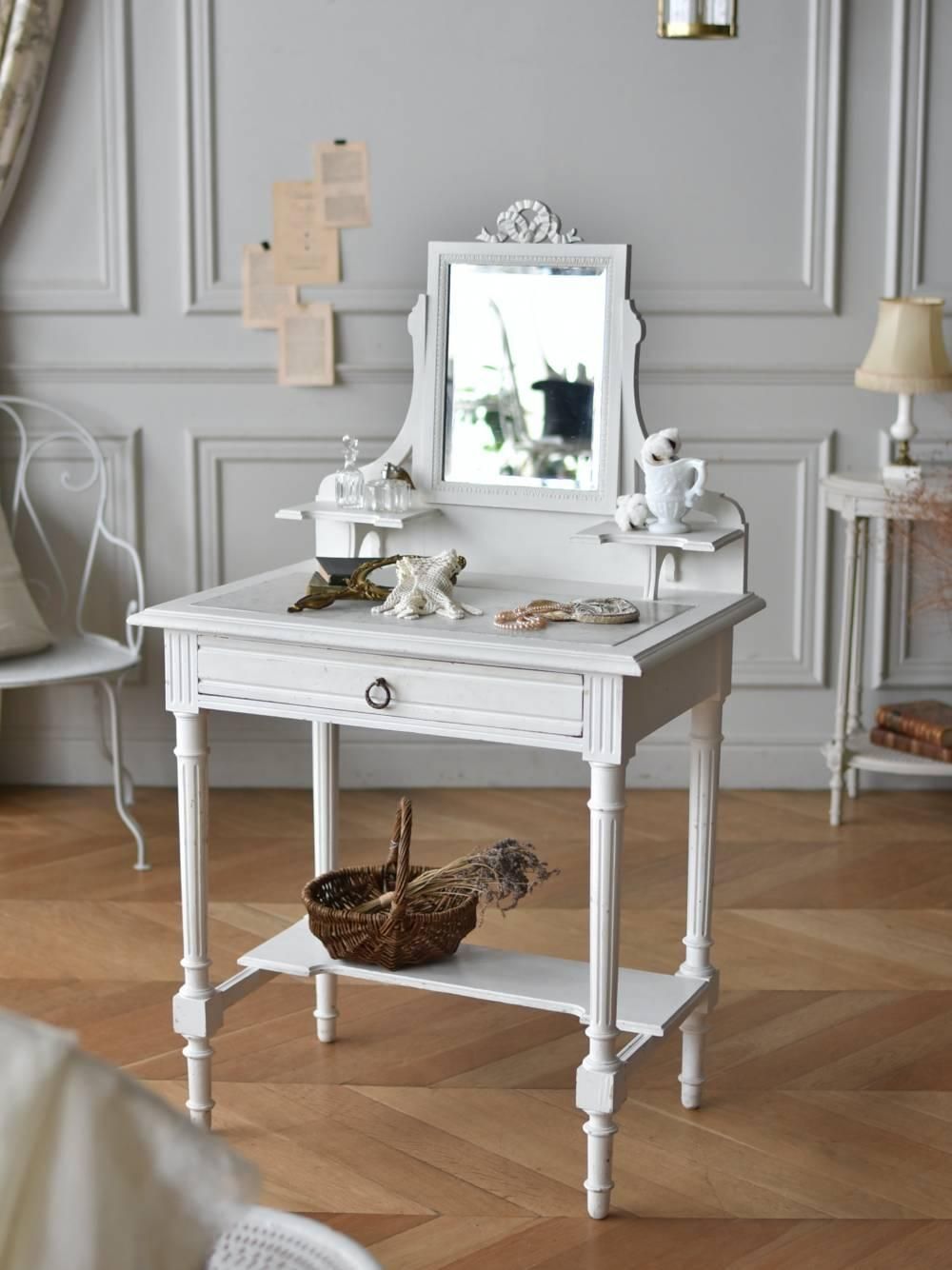 フランスアンティーク家具 アンティークドレッサー.14 フレンチシャビー