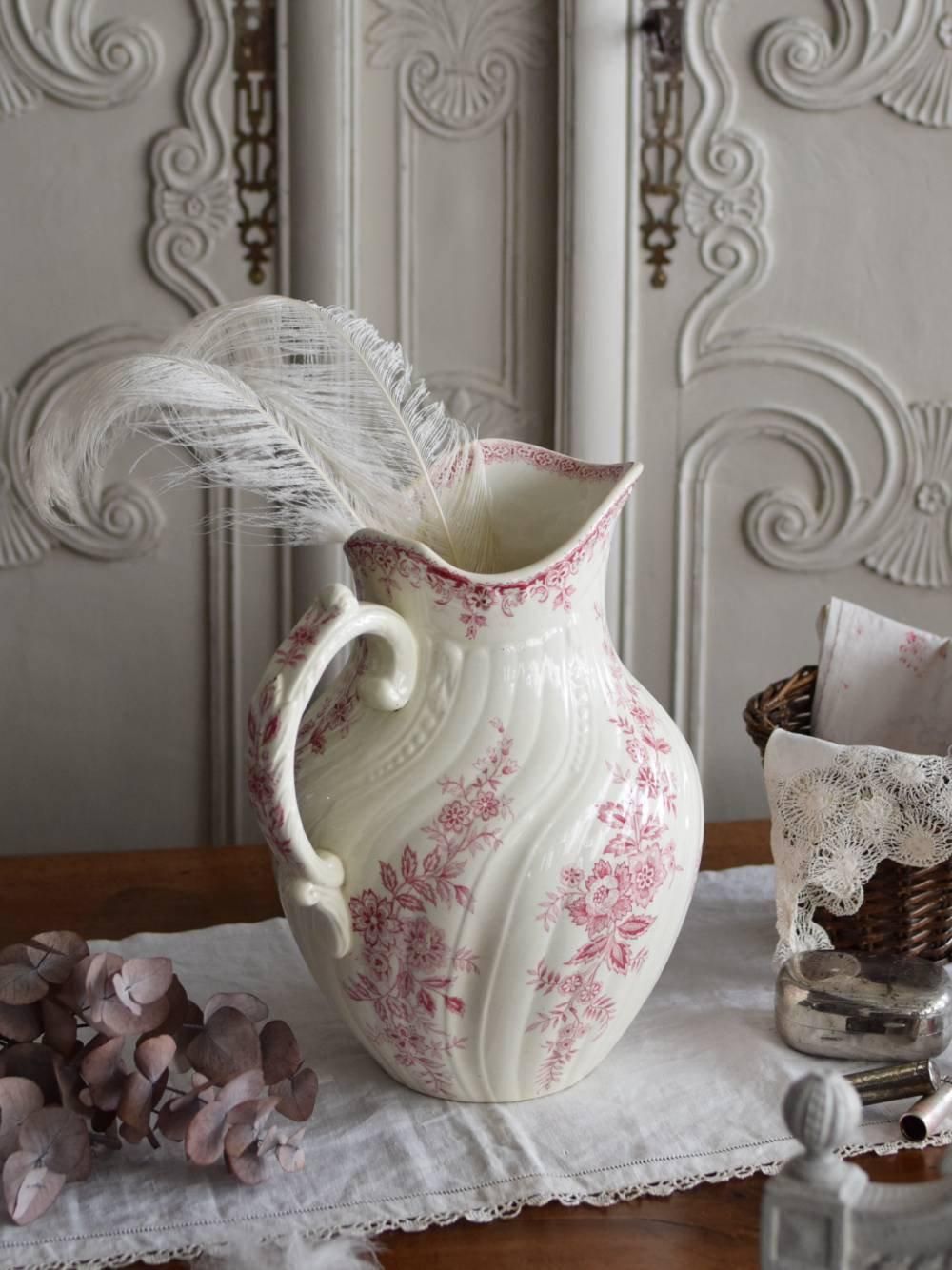 フランスアンティーク食器 アンティークピシェ.NIGELLA テール・ド