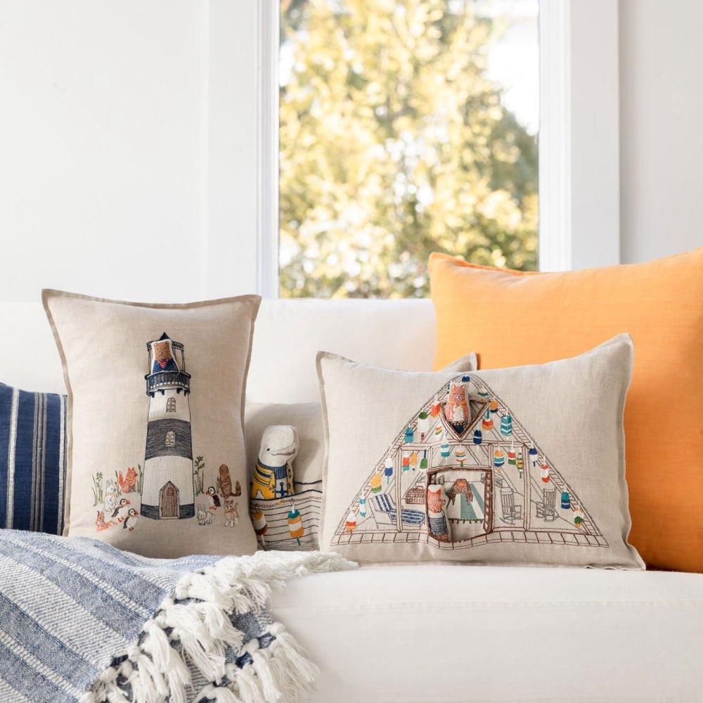 Coral&Tusk 30cm x 40cm クッションカバー / Fox Beach Shack Pocket