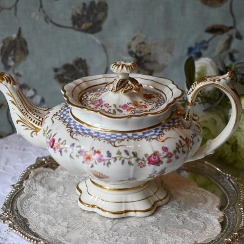 CJメイソン・ロココリバイバルのティーポット（送料込） - イギリス