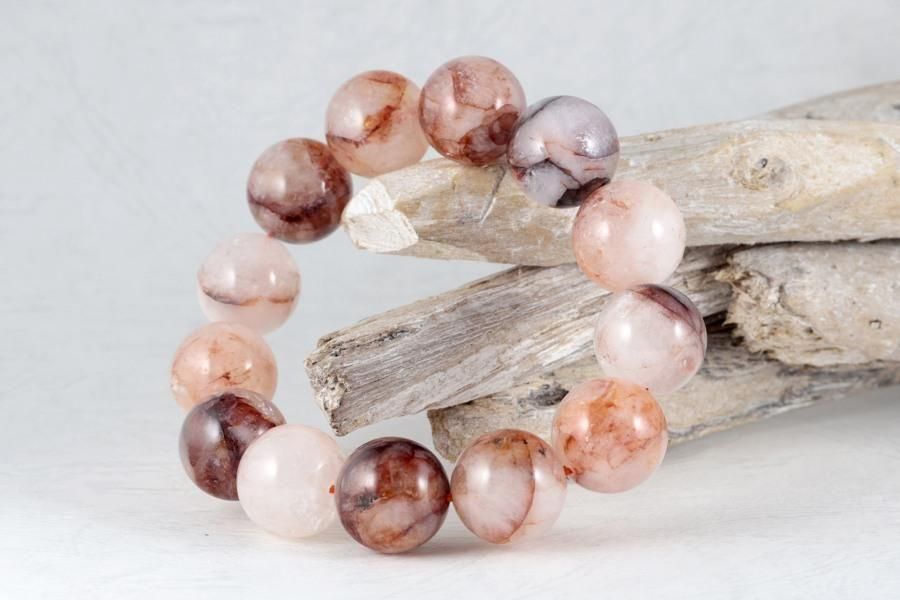 マニカラン水晶 17mm玉 ブレスレット｜天然石通販 キラリ石