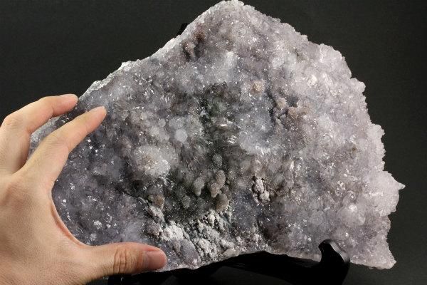 ブラジル産 フラワーアメジスト (紫水晶) 結晶 1.44kg｜天然石 原石