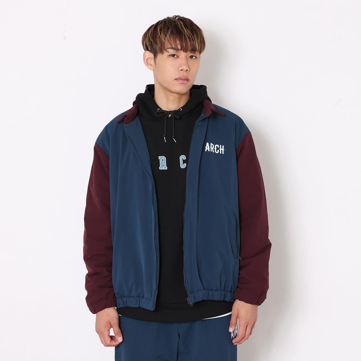 western quilted jacket【navy】 - Arch ☆ アーチ [バスケットボール