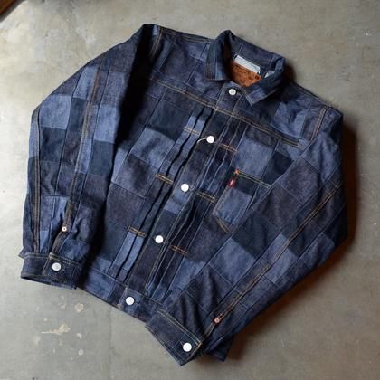 パッチワークデニムジャケット[D4384] - MUSHMANS ONLINE SHOP