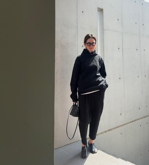 ▫️受注製作【2025 AW CollectionふわもちパンツAW/ブラック】 - JULYNINE