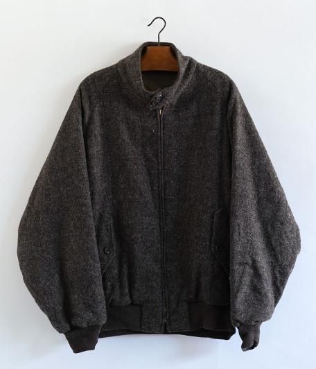 A.PRESSE Tweed Harrington Jacket [BROWN] - Fresh Service NECESSARY