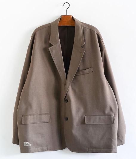 Fresh Service WOOLY TWILL JACKET [BROWN] - Fresh Service NECESSARY