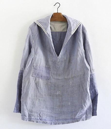 50's フランス軍リネンセーラーシャツ - Fresh Service NECESSARY or