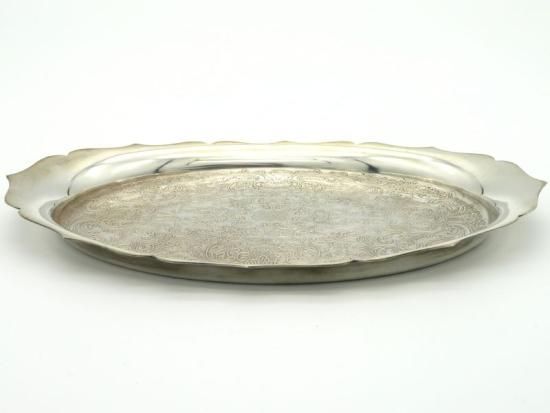 マッピン＆ウェッブ トレイ ○ オーバル シルバートレー 20.5cm EPCA