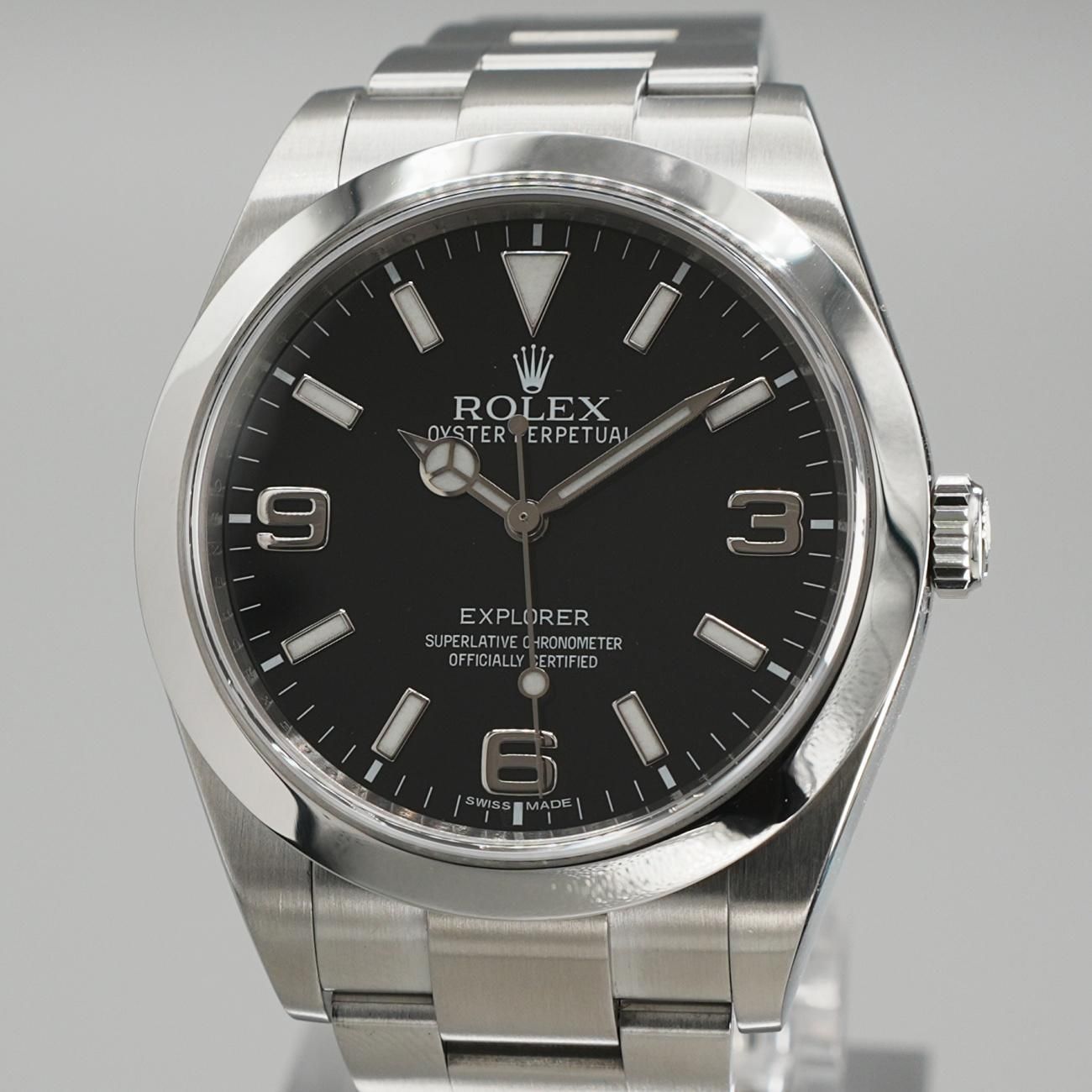 廃盤39㎜】ロレックス エクスプローラーⅠ 214270 ランダム品番