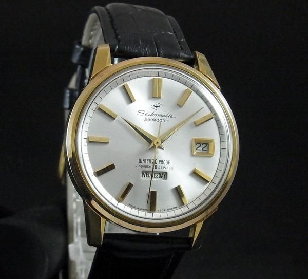 OH済】1964年 アンティーク セイコーマチック ウィークデーター6206